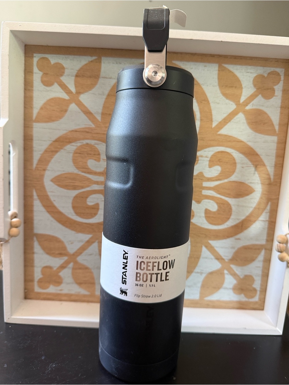 Stanley The AeroLight IceFlow Bottle, specifically the 36 oz (1.1 L)